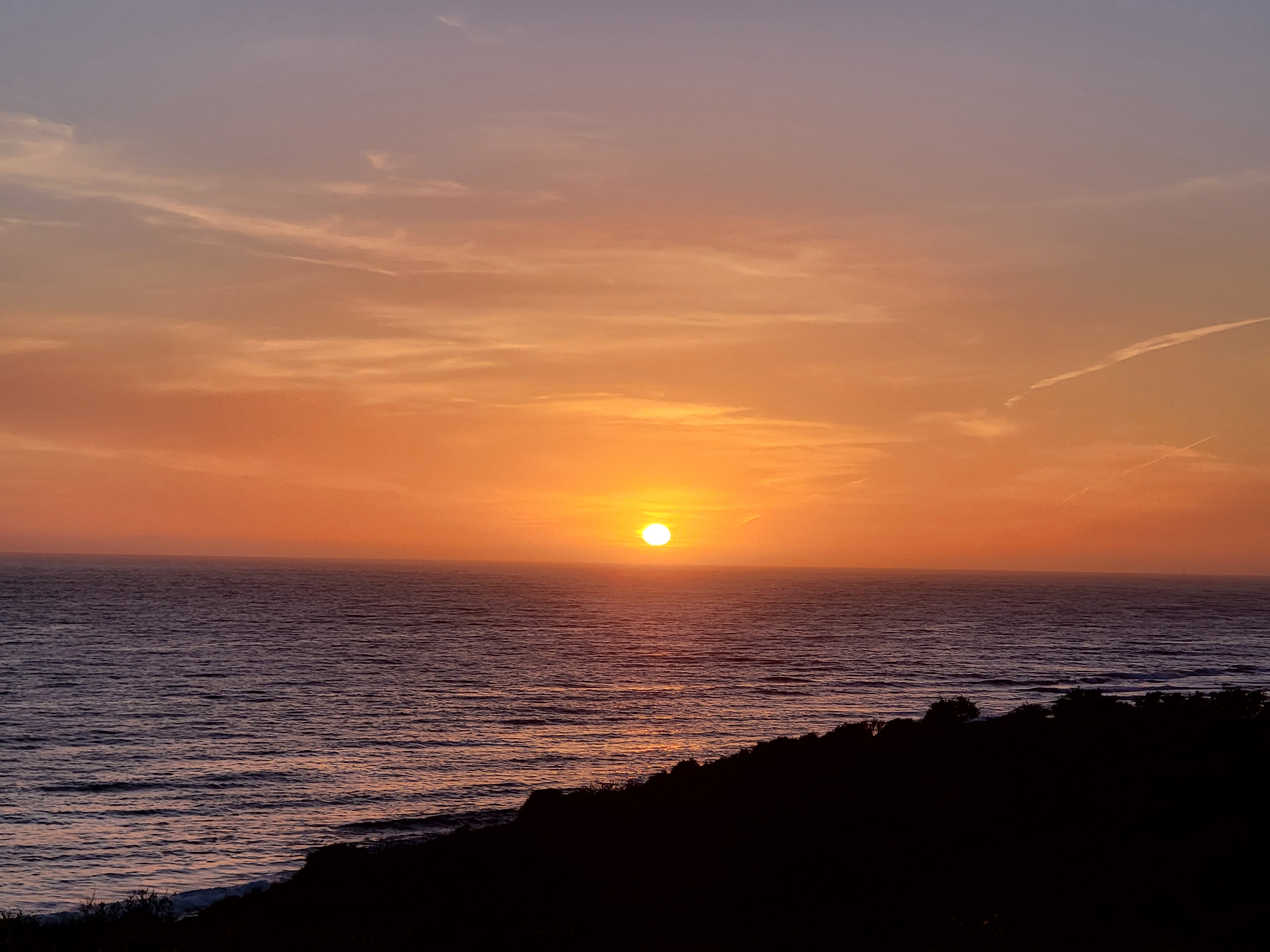 Crystal Cove, California beach view
